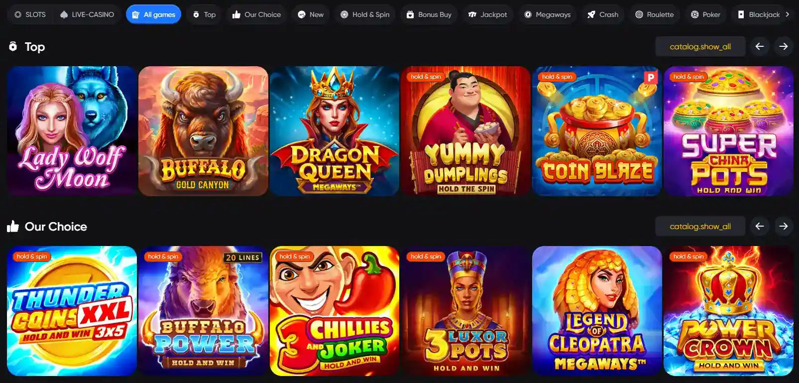Caswino Games Australia: Pokies, Tables and Providers